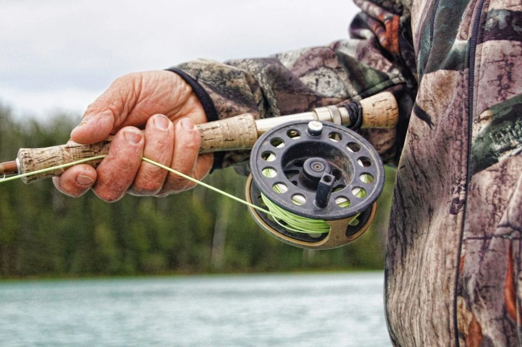 Person Holding a Fly Rod