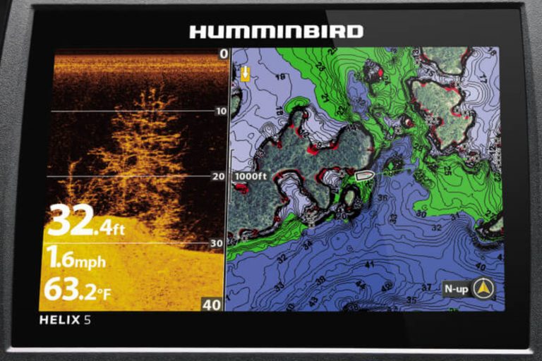 Humminbird Helix 5 Screen