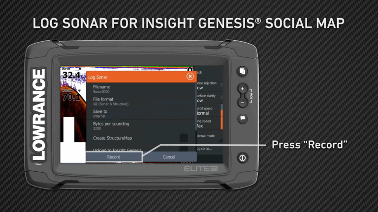 Lowrance Insight Genesis Log
