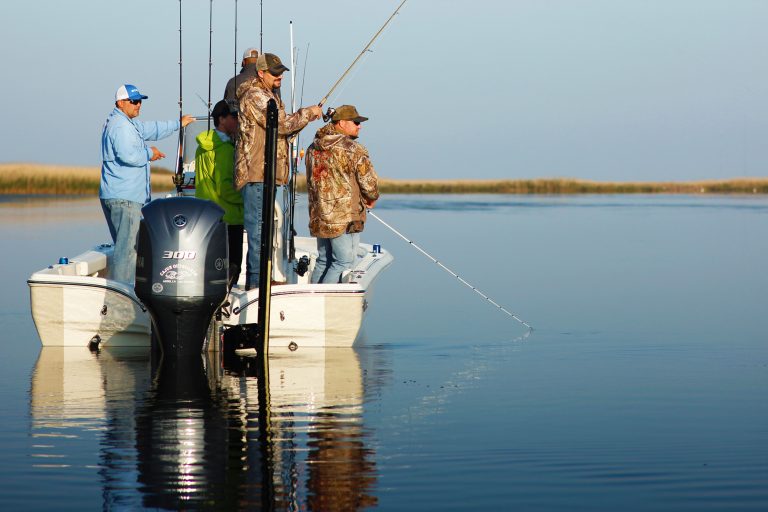 Group of Fisherman on a Boat
