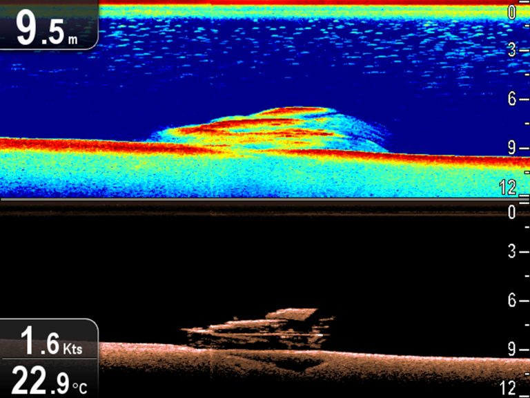 Fishing Wreck as Seen on Raymarine Sonar by Matthew Plug