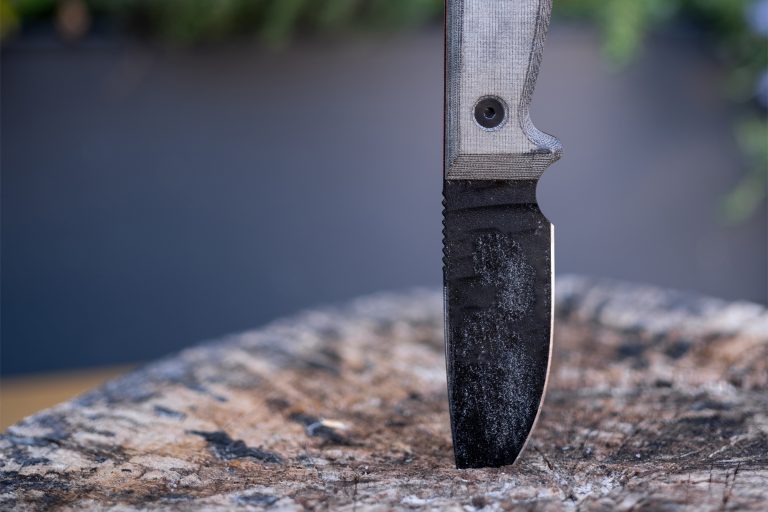 Knife on a Wood Block